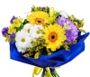 Букет "С герберами и хризантемой"