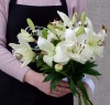 Букет "3 белые лилии"