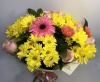 Букет из Хризантем и диантуса