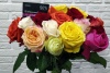 Розы разноцветные микс Розы разноцветные микс