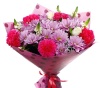 Букет "С Хризантемой и Гвоздикой"