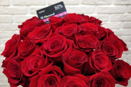 Букет из 25 красных роз Букет из 25 красных роз