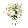 Букет "5 белых лилий"