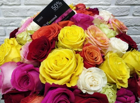 Букет из 51 Розы Микс